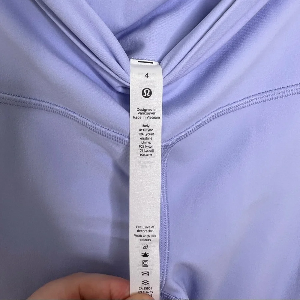 LULULEMON Pastel Blue Align High Rise Leggings 25” - Picture 4 of 7